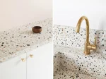 Terrazzo дар дохили ошхона