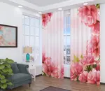Фотошторы в интерьере спальни