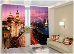 Фотошторы в интерьере спальни