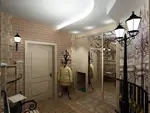 Рога в прихожей интерьере