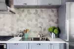 Honeycombs in the kitchen interior