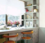 Tabletop in the living room interior