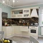 Nice kitchen in the interior