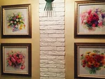 Embroidery in the kitchen interior