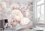Peonies дар дохили хонаи хоб