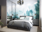 Mountains In The Bedroom Interior