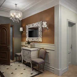 Stucco Molding In The Hallway Interior