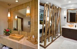 Bamboo In The Bathroom Interior