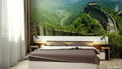 Nature in the bedroom interior