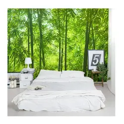 Nature in the bedroom interior