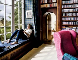 Library In The Bedroom Interior