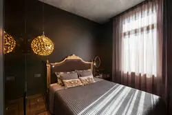 Bronze in the bedroom interior