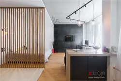 Bars in the living room interior