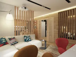 Bars in the living room interior