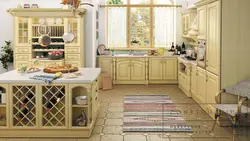 Kitchens in the interior plaza