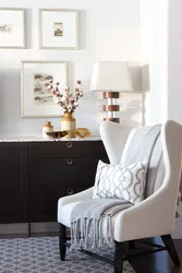 Chairs in the bedroom interior