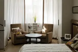 Chairs in the bedroom interior