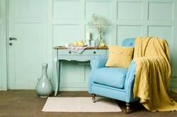 Chairs in the bedroom interior