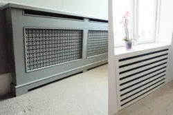 Radiator in the kitchen interior