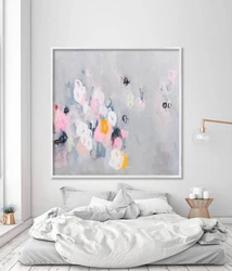 Abstraction in the bedroom interior