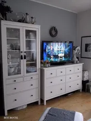 İnteryerdə Hemnes qonaq otağı
