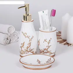 Dispensers In The Bathroom Interior