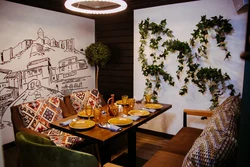Gürcü restoranlarının interyerləri