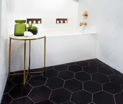 Hexagon In The Bathroom Interior