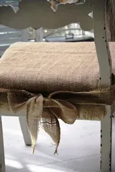 Burlap In The Kitchen Interior