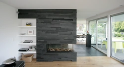 Slate In The Living Room Interior