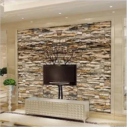 Slate in the living room interior