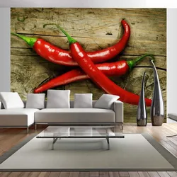 Pepper in the kitchen interior