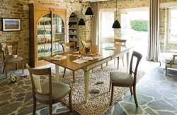 Grunge kitchen in the interior