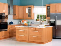 Beech Kitchen In The Interior