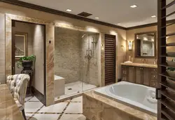 Bathroom in the house interior