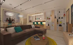 Daxili qonaq otağı plus qonaq otağı