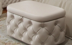 Poufs for a classic bedroom