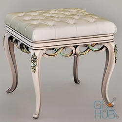 Poufs for a classic bedroom