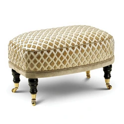 Poufs for a classic bedroom