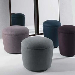 Poufs for a classic bedroom