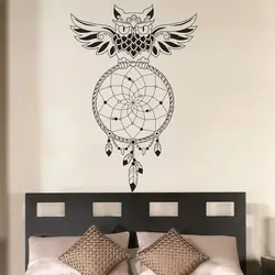 Dream catcher in the bedroom interior