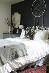 Dream catcher in the bedroom interior