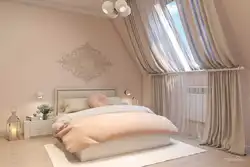 Жатын Бөлмесінің Интерьеріндегі Ұнтақ Перделер