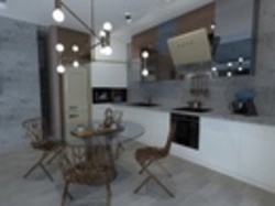 Fusion kitchen vivat in the interior