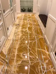 Onyx tiles in the kitchen interior