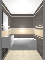 Theater Tiles In The Bathroom Interior