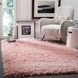 Gray carpet in the bedroom interior