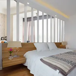 Mirror stripes in the living room interior