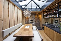 Barn Board In The Kitchen Interior