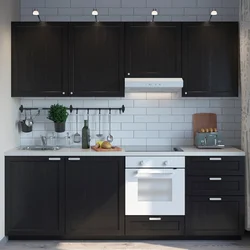 Blue IKEA Kitchen In The Interior